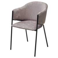 Стул ДИЛЛ, цвет RAIN 11 капучино, велюр / черный каркас М-City Стул ДИЛЛ, цвет RAIN 11 капучино, велюр / черный каркас М-City