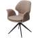 Стул LENNE 360 град. поворот., латте MILAN-430, ткань/ MOHAIR-440, ткань/ Черный, ®DISAUR