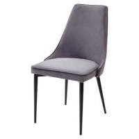 Стул NEPAL-P СЕРЫЙ #27, велюр/ черный каркас М-City Стул NEPAL-P СЕРЫЙ #27, велюр/ черный каркас М-City