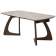 Стол DAKAR 180 GLOSS AMBER JADE SOLID CERAMIC / Орех, ®DISAUR