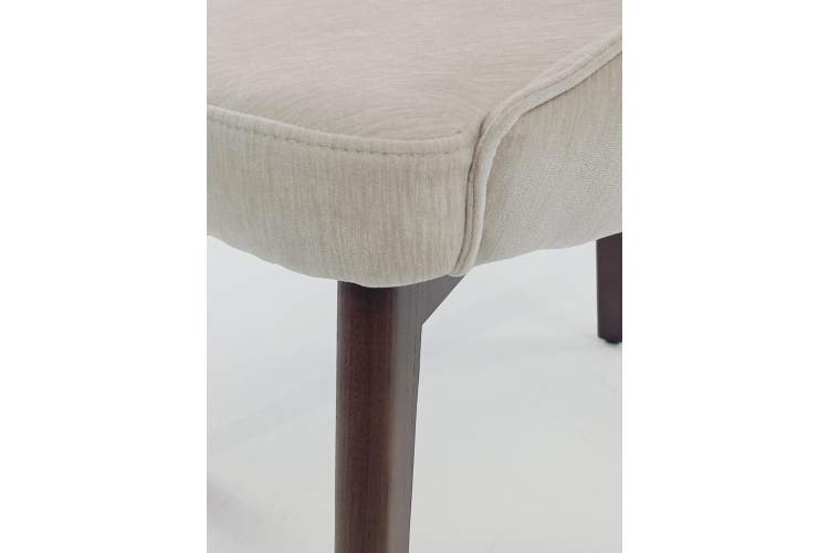 Стул ABI BOSTON-102 латте, ткань / орех, ®DISAUR-1