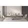 Стол PALACIO 180 KL-188 Контрастный мрамор матовый, итальянская керамика/ Шампань, ®DISAUR
