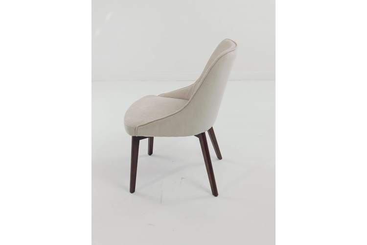 Стул ABI BOSTON-102 латте, ткань / орех, ®DISAUR-2