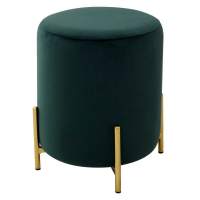 Пуф для гостиной RICE BLUVEL-78 GREEN / GOLD М-City