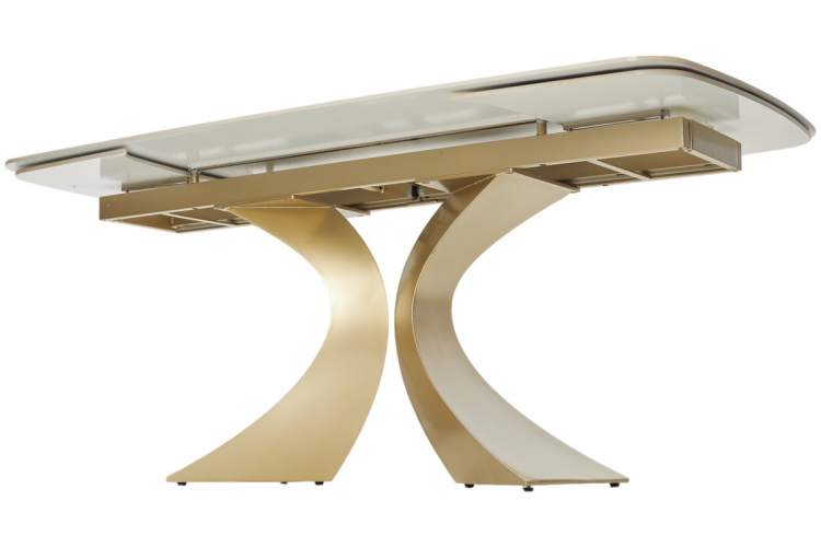 Стол MATIAS 180 GLOSS LUXURY PANDORA SOLID CERAMIC / шампань, ®DISAUR-7