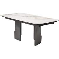 Стол BIRGER 200 KL-188 Контрастный мрамор, итальянская керамика, ®DISAUR