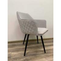 Стул FORT 360 град. поворот. B28 Темно-серый, велюр / черный каркас, М-City