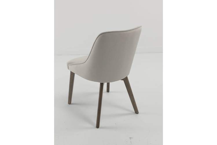 Стул ABI MOHAIR-103 светлый латте, ткань / Серый дуб, ®DISAUR-3