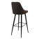Барный стул NEPAL-BAR ГРАФИТ #14, велюр/ черный каркас (H=78cm) М-City