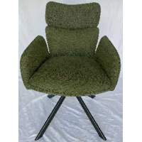 Стул TRIS 360 град. поворот с возвратом, Davis Nowo 92 серый, букле /Point 90 серый/ Черный, ®DISAUR Стул TRIS 360 град. поворот с возвратом, Davis Nowo 92 серый, букле /Point 90 серый/ Черный, ®DISAUR