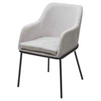 Стул АЛИСТЕР, цвет RAIN 16 пыльный серый, велюр / черный каркас М-City Стул АЛИСТЕР, цвет RAIN 16 пыльный серый, велюр / черный каркас М-City