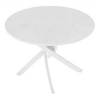 Стол ДАРИО D100 Черный, стекло/ Черный каркас М-City