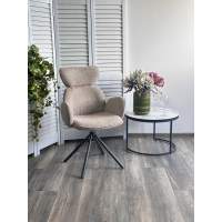 Стул VARDY 360 град.поворот. Хаки букле XD841-06 / Серый, ®DISAUR Стул VARDY 360 град.поворот. Хаки букле XD841-06 / Серый, ®DISAUR