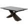 Стол ARKELL 180 GREY, стекло BUBBLE / Шоколадное золото каркас ®DISAUR
