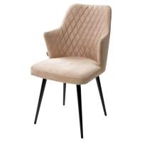 Стул HERMAN 360 град. БЕЖЕВЫЙ #5, велюр / черный каркас М-City Стул HERMAN 360 град. БЕЖЕВЫЙ #5, велюр / черный каркас М-City