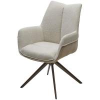 Стул PONTUS 360 град. поворот. KN01-05 Бежевый/ BZ1046-11 Бежевый/ Шоколадное золото, ®DISAUR Стул PONTUS 360 град. поворот. KN01-05 Бежевый/ BZ1046-11 Бежевый/ Шоколадное золото, ®DISAUR