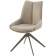 Стул OSKAR 360 град. поворот. RIELY-111 / PRESENT-120 Кремовый / Латте каркас, ®DISAUR