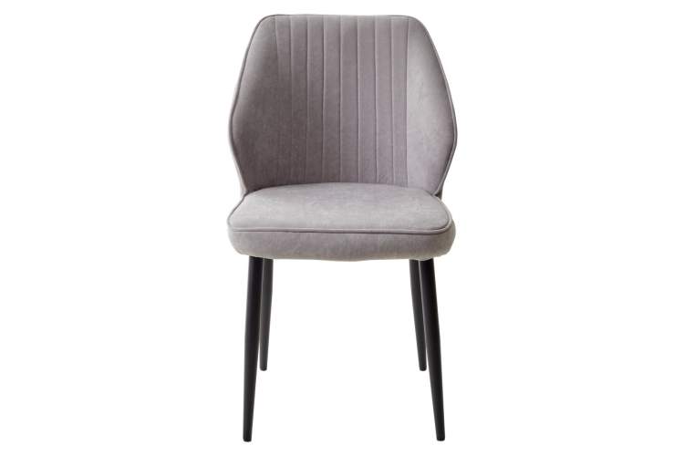 Стул VENA, цвет B22 Серый, велюр / черный каркас М-City-5