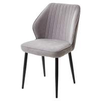 Стул VENA, цвет B22 Серый, велюр / черный каркас М-City