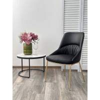 Стул Стул ABRIOLA Black Ti-25, PU / бронзовый, ®DISAUR Стул Стул ABRIOLA Black Ti-25, PU / бронзовый, ®DISAUR