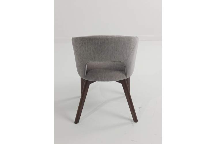 Стул THOMAS BOSTON-151 серый, ткань / орех, ®DISAUR-5