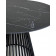 Стол TERNI 120 MATT BLACK MARBLE SOLID CERAMIC Черный мрамор матовый, керамика /Черн.каркас, ®DISAUR
