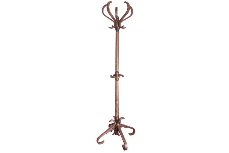 Вешалка напольная В 10Н средне-коричневый