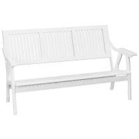 Диван-скамья Массив решетка, каркас снег в гостиную