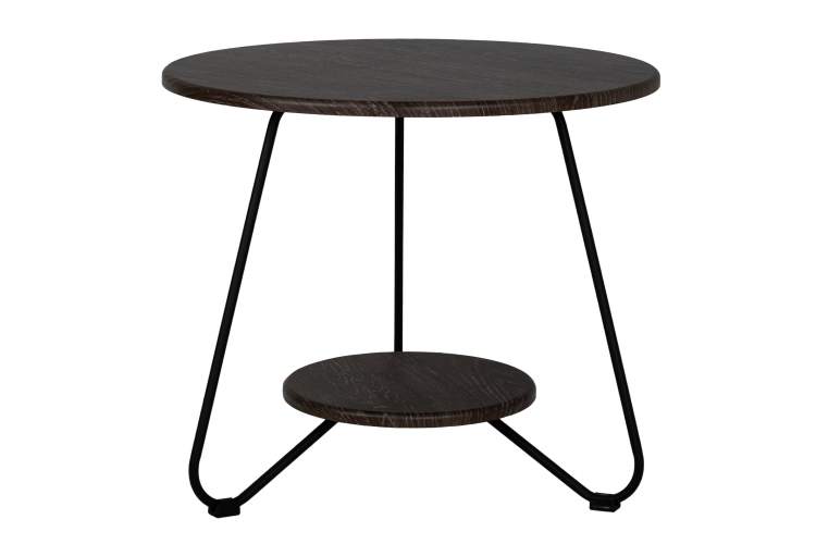 Стол журнальный BeautyStyle 38 дуб шоле коричневый/черный