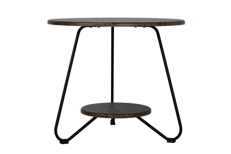 Стол журнальный BeautyStyle 38 дуб шоле коричневый/черный-3