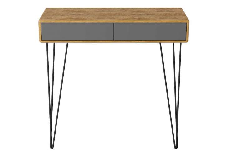 Стол-консоль Телфорд дуб американский/графит