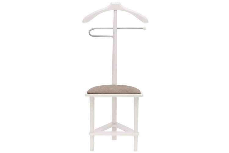 Вешалка костюмная с сиденьем В 26Н белый-3