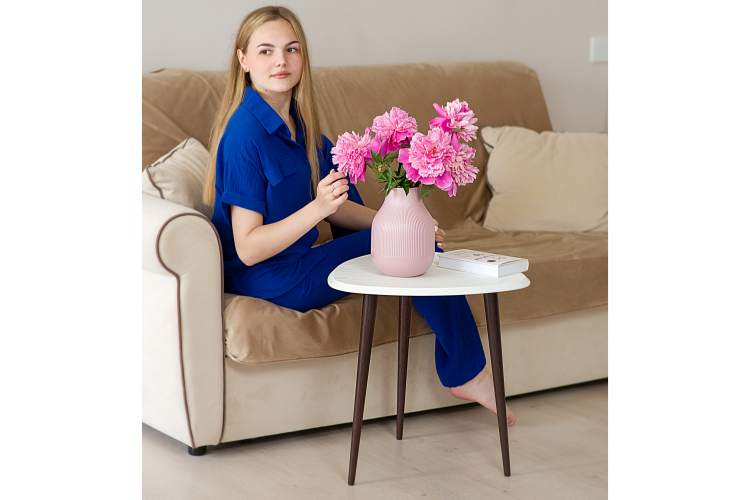 Стол журнальный BeautyStyle 7 белый/венге-24