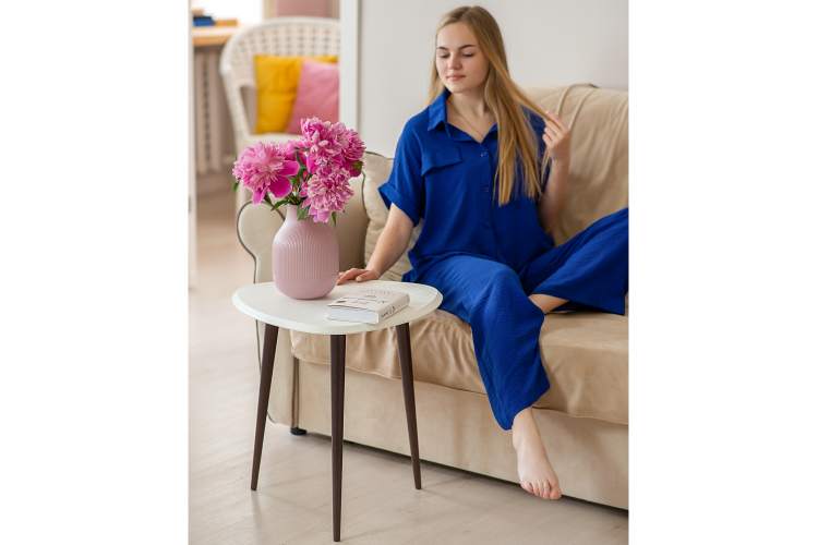 Стол журнальный BeautyStyle 7 белый/венге-22