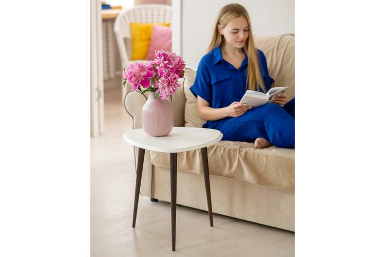 Стол журнальный BeautyStyle 7 белый/венге-21
