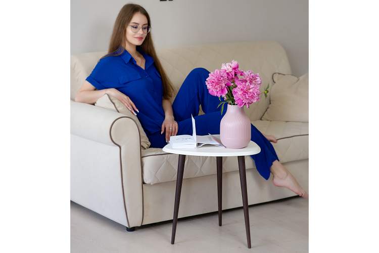 Стол журнальный BeautyStyle 7 белый/венге-20