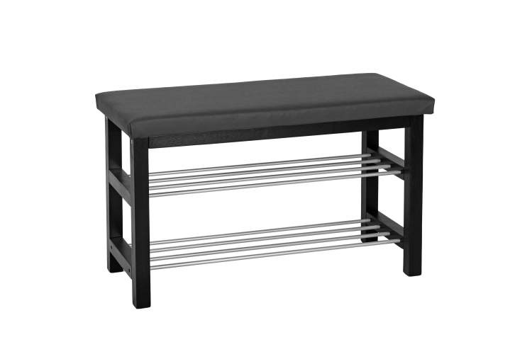 Банкетка BeautyStyle 4 венге/экокожа серый