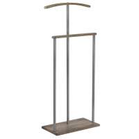 Вешалка костюмная Дэви 1 металлик/дуб крымский состаренный Вешалка костюмная Дэви 1 металлик/дуб крымский состаренный