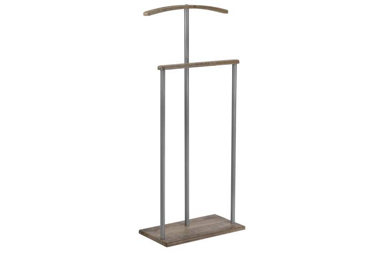 Вешалка костюмная Дэви 1 металлик/дуб крымский состаренный