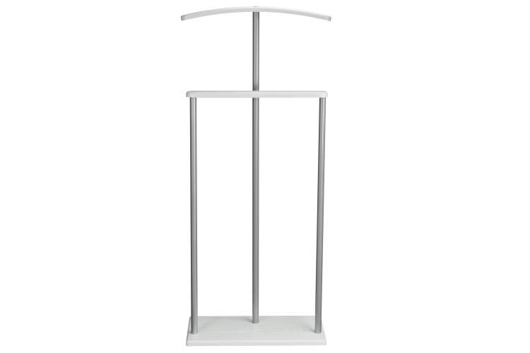 Вешалка костюмная Дэви 1 металлик/белый-1