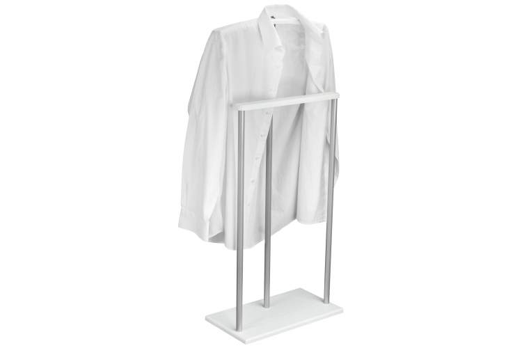 Вешалка костюмная Дэви 1 металлик/белый-3