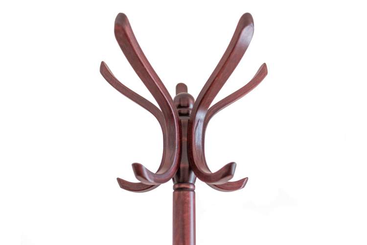 Вешалка напольная В 12Н махагон-2