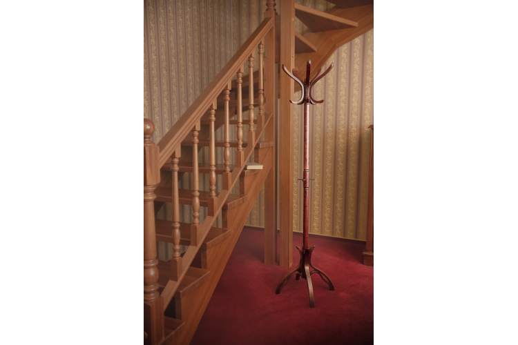 Вешалка напольная В 12Н махагон-8