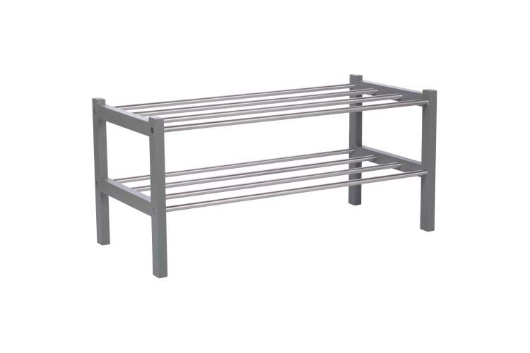 Обувница Атлас серый