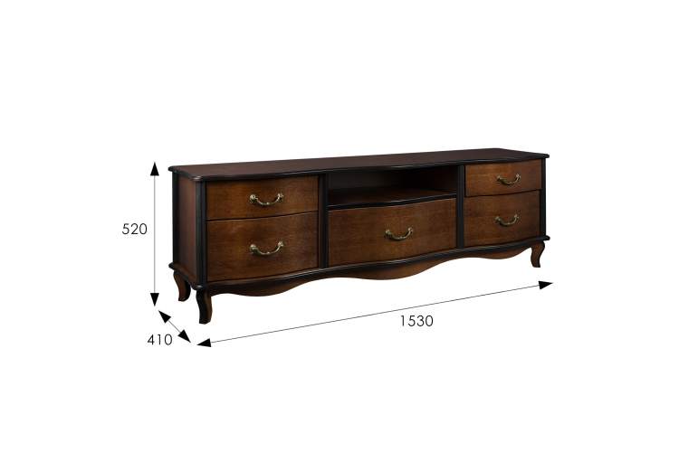 ТВ-тумба Джульетта-2 орех Л-6