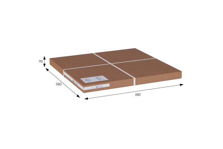 Стол журнальный Рилле 440 эмаль бежевый/темный кофе-5