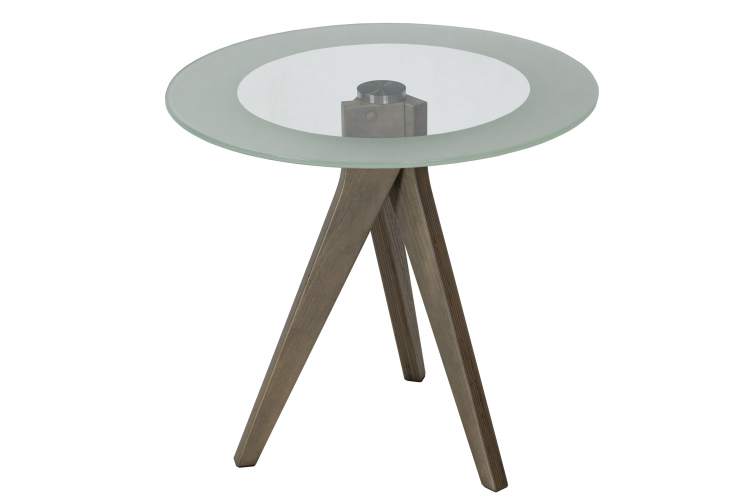 Стол журнальный Рилле 441 шимо/стекло прозрачное