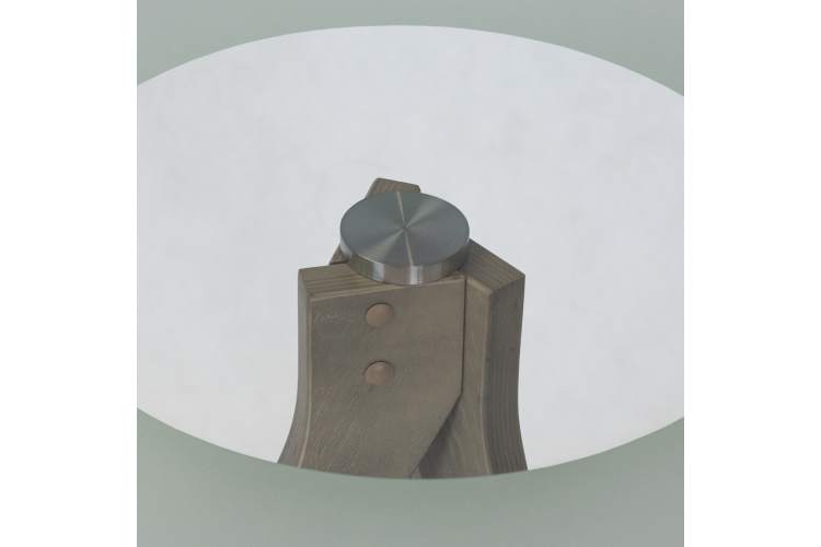 Стол журнальный Рилле 441 шимо/стекло прозрачное-4