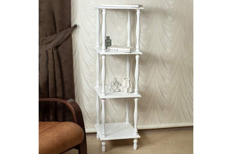 Этажерка П 8 белый-5
