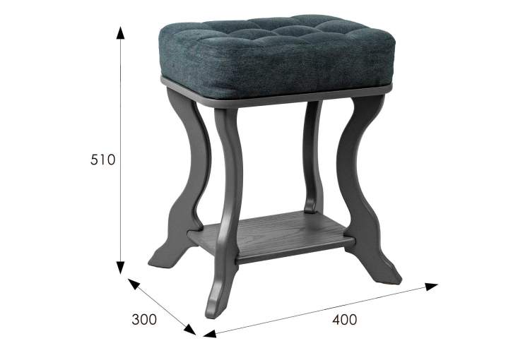 Банкетка Берже 26 серый графит-6